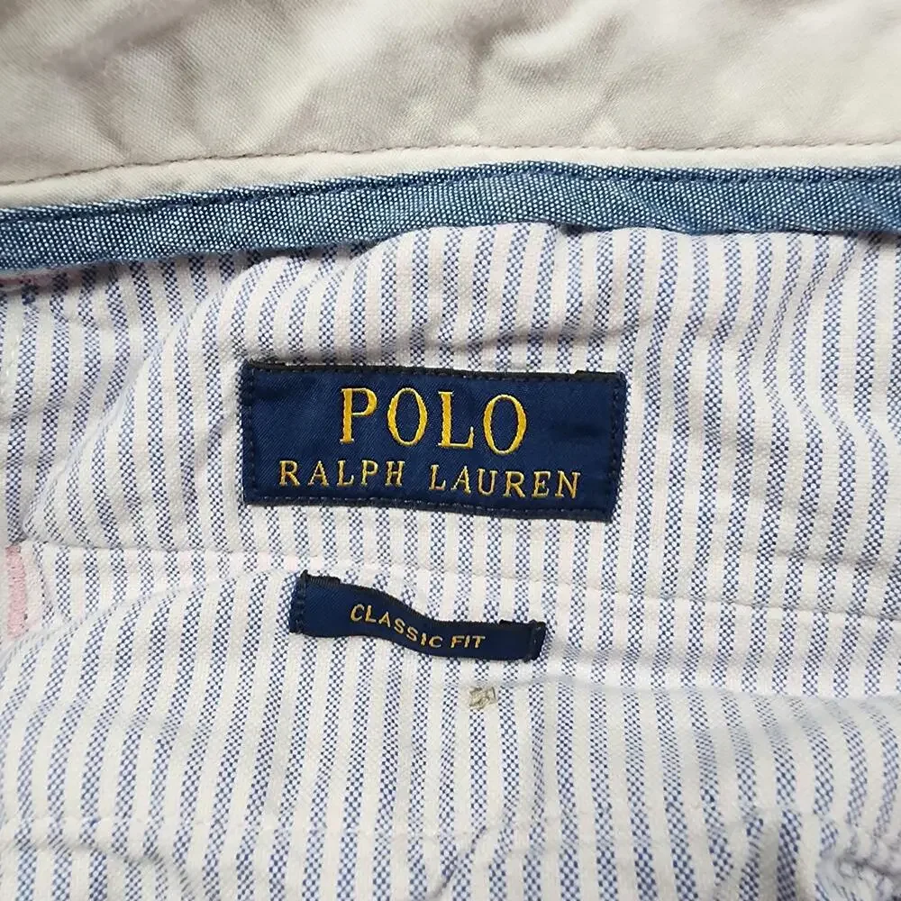 Polo Ralph Lauren Pants Mens 34x30 (Fits 32x30) Pink Classic Fit Preppy Summer